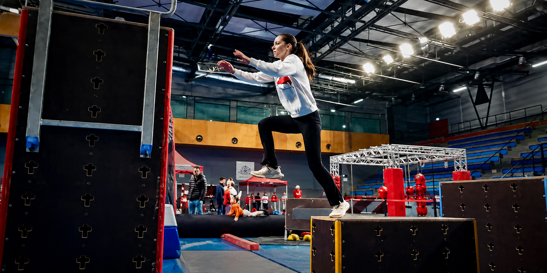 Installation d'animation Parkour Ninja Park